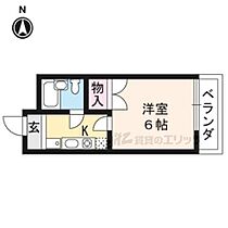 グレース紫竹 106 ｜ 京都府京都市北区紫竹西南町（賃貸マンション1K・1階・18.00㎡） その2