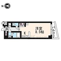 京都府京都市左京区田中関田町（賃貸マンション1K・3階・25.02㎡） その2