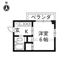 コーポタニグチ 305 ｜ 京都府京都市上京区上長者通西洞院東入土御門町（賃貸マンション1K・3階・17.00㎡） その1