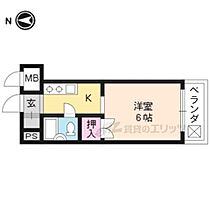 京都府京都市左京区田中上古川町（賃貸マンション1K・2階・17.60㎡） その2