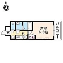 京都府京都市上京区尼ケ崎横町（賃貸マンション1K・2階・22.23㎡） その2