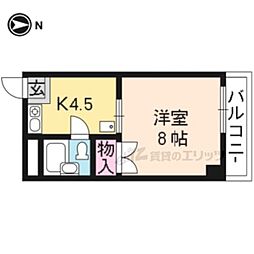 間取図画像 1K