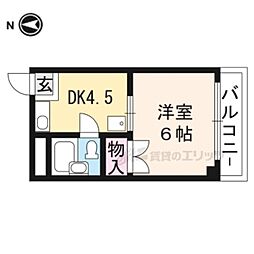 間取図画像 1K