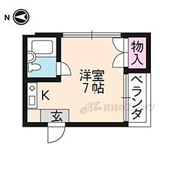 iori1 ワンルームの間取図画像