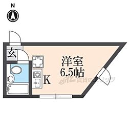 メゾンミヤギ ワンルームの間取図画像