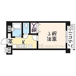 マ・メゾン 1Kの間取図画像