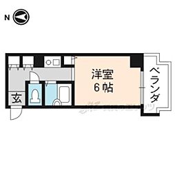 メゾン・ド・ロワール 1Kの間取図画像