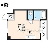 フォレスト鴨戸 305 ｜ 京都府京都市山科区御陵鴨戸町（賃貸マンション1K・3階・19.00㎡） その2