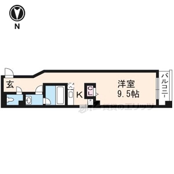 バウハウス富小路三条 301｜京都府京都市中京区朝倉町(賃貸マンション1K・3階・33.86㎡)の写真 その2