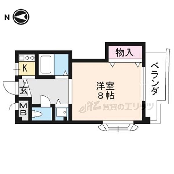 滋賀県大津市木下町(賃貸マンション1K・3階・22.00㎡)の写真 その2