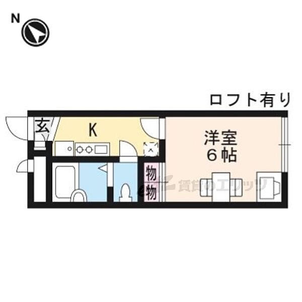 滋賀県大津市和邇今宿(賃貸アパート1K・2階・19.87㎡)の写真 その2