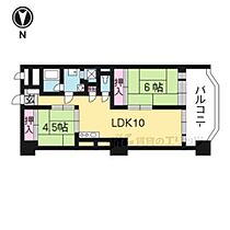 京都府京都市伏見区石田内里町（賃貸マンション2LDK・3階・53.53㎡） その2