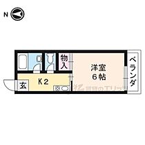 京都府京都市山科区東野北井ノ上町（賃貸アパート1K・2階・20.46㎡） その2