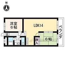 京都府京都市伏見区深草西浦町３丁目（賃貸マンション2LDK・1階・55.00㎡） その2