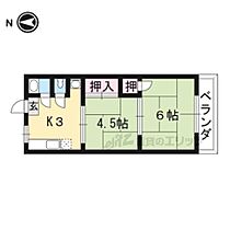 近建イレブン 202 ｜ 京都府京都市山科区四ノ宮神田町（賃貸マンション2K・2階・32.40㎡） その2