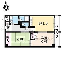 ファミールＴ．Ｃ　ＡＣＴII 502 ｜ 京都府京都市山科区小山姫子町（賃貸マンション2LDK・5階・52.00㎡） その2