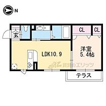 京都府京都市山科区御陵進藤町（賃貸アパート1LDK・2階・33.70㎡） その2