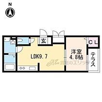 京都府京都市山科区西野今屋敷町（賃貸アパート1LDK・1階・32.58㎡） その1