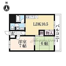 京都府京都市山科区音羽山等地（賃貸マンション2LDK・1階・47.88㎡） その1