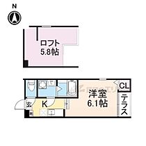 京都府京都市山科区音羽山等地（賃貸アパート1K・1階・20.01㎡） その2