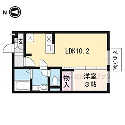 アーバンスクエア1 1LDKの間取図画像