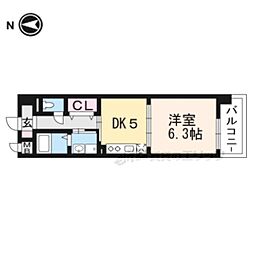 SHICATACHAMBRETTES1 1DKの間取図画像