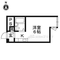 メゾンアルファ ワンルームの間取図画像