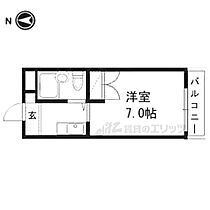 サンク・ブランシュ 306 ｜ 京都府京都市西京区山田四ノ坪町（賃貸マンション1K・3階・18.80㎡） その2