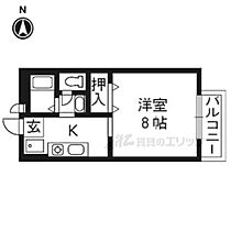 RICO A(サンライフシンカワA棟） 202 ｜ 京都府京都市右京区山ノ内荒木町（賃貸アパート1K・2階・27.00㎡） その2