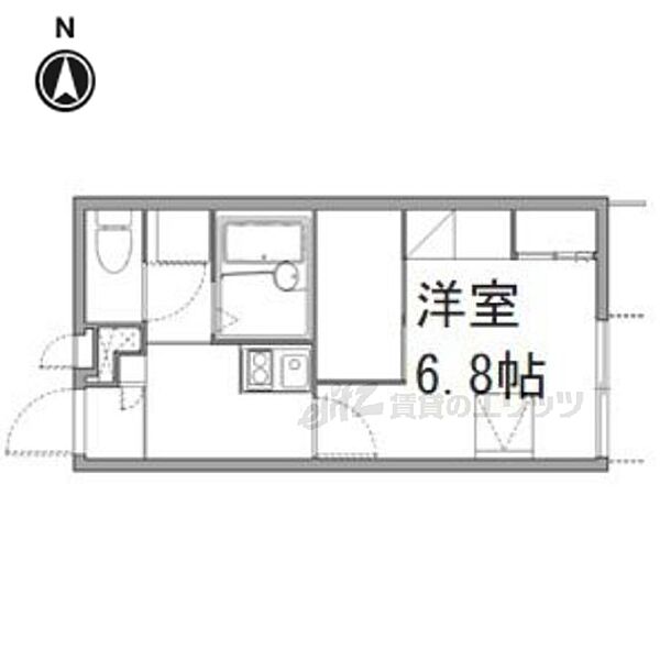 レオパレス嵯峨野 103｜京都府京都市右京区嵯峨野六反田町(賃貸アパート1K・1階・20.28㎡)の写真 その2