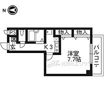 京都府京都市上京区寺之内通浄福寺西入中猪熊町（賃貸マンション1K・4階・25.50㎡） その2