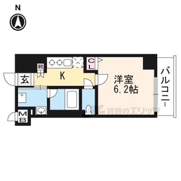 アスヴェル京都西七条 ｜京都府京都市下京区西七条北衣田町(賃貸マンション1K・7階・22.87㎡)の写真 その2