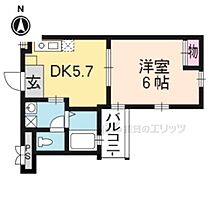 クオリティ嵯峨野 107 ｜ 京都府京都市右京区嵯峨野有栖川町（賃貸マンション1DK・1階・27.09㎡） その2