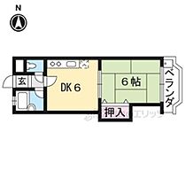 京都府京都市右京区龍安寺塔ノ下町（賃貸マンション1DK・2階・30.33㎡） その1