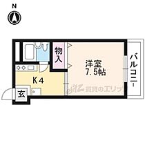 コスモハイツ千本 401 ｜ 京都府京都市上京区六軒町通今出川下る南佐竹町（賃貸マンション1K・4階・23.16㎡） その1