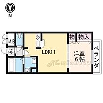 京都府京都市右京区山ノ内宮脇町（賃貸マンション1LDK・2階・41.43㎡） その1