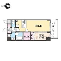 京都府京都市中京区西ノ京下合町（賃貸マンション1LDK・5階・38.93㎡） その2