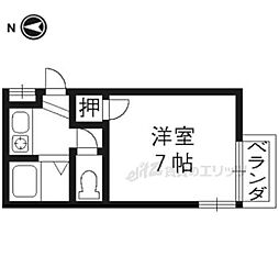 アトレ堺町 1Kの間取図画像