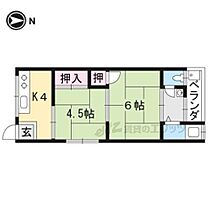 丸阿荘 204 ｜ 京都府京都市伏見区深草瓦町（賃貸アパート2K・2階・24.00㎡） その2