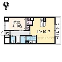 パラシオ　レイ 305 ｜ 京都府京都市伏見区桃山町因幡（賃貸アパート1LDK・3階・38.25㎡） その2