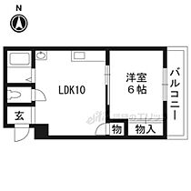 コーポ川久 301 ｜ 京都府京都市南区吉祥院東砂ノ町（賃貸マンション1LDK・3階・32.00㎡） その2