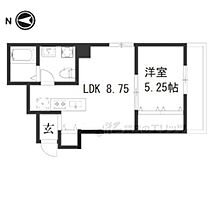 京都府京都市南区吉祥院井ノ口町（賃貸マンション1LDK・2階・33.95㎡） その2