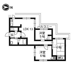 アーバンエステートイトヤ 3LDKの間取図画像