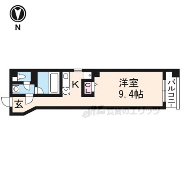 バウハウス富小路三条 302｜京都府京都市中京区富小路通三条下ル(賃貸マンション1K・3階・31.91㎡)の写真 その2