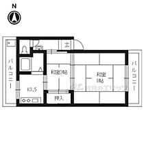 京都府京都市右京区西院西田町（賃貸マンション2K・3階・29.16㎡） その2