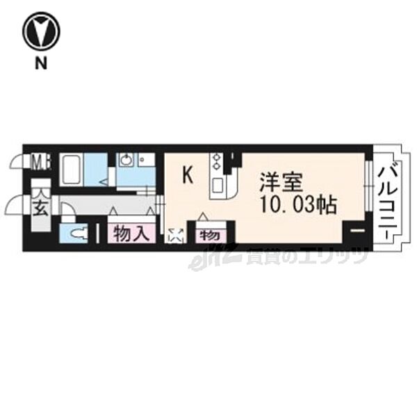 京都府京都市下京区七条御所ノ内南町(賃貸マンション1R・5階・30.96㎡)の写真 その2