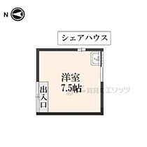 京都府京都市右京区山ノ内中畑町（賃貸アパート1R・1階・12.25㎡） その2