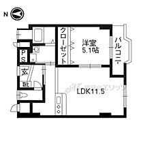 プレミアム小山町 202 ｜ 京都府京都市上京区千本通下立売下る小山町（賃貸マンション1LDK・2階・46.25㎡） その2