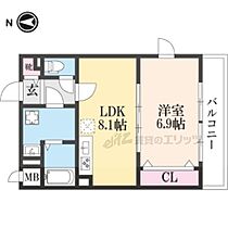 京都府京都市右京区西院日照町（賃貸マンション1LDK・3階・38.38㎡） その2