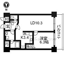 Ｄｅ’ｌｅａｄ府庁前  ｜ 京都府京都市中京区油小路通丸太町下ル大文字町（賃貸マンション1LDK・4階・45.92㎡） その2